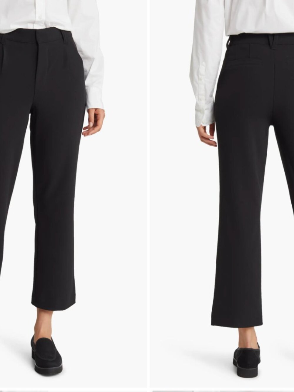Wit & Wisdsom AbLeisure Skyrise Ankle Bootcut Pants (Nordstrom Exclusive) Size 6 - Picture 4 of 5